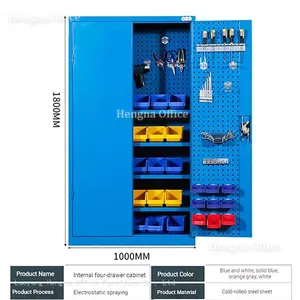 Efficient Tool Storage Cabinet | With Adjustable Shelves and Hook Accessories | for Garage in Berlin thumbnail-5