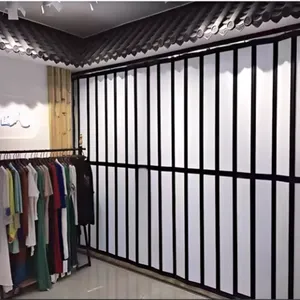 Commercial Transparent Folding Door | Clear & Modern | Storefront thumbnail-1