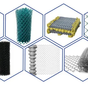 3.0mm 9 Gauge Galvanized Cyclone Mesh Chain Link Fence for Durable Security thumbnail-3