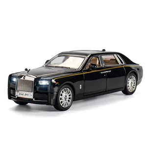 CHEZHI 1:24 Phantom Alloy Car Model Six-open With Sound and Light Pullback Car Metal Model Toy thumbnail-2