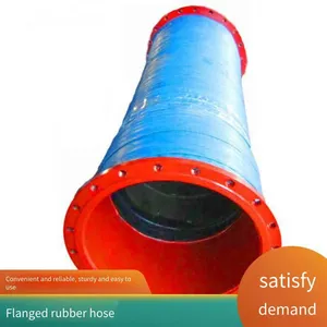 Large-diameter Rubber Hose for Dredger Suction and Discharge of Mud and Mortar Operations, Can be Processed, Soft, Langfeng thumbnail-3