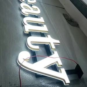 Custom Mini Led Billboard Acrylic Engraved Wall Sign Glowing Letters Easy Hanging_wall-mounted Installation Ip54 Weatherproof thumbnail-3
