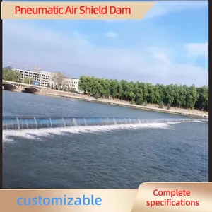Anti-Corrosion Steel Dam Adjustable Pneumatic Shield Weir River Water Barrier Dam thumbnail-2