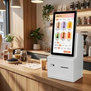 Aonpos APK25 Portable Self Checkout Terminal Windows Payment Kiosk Mall Information Kiosk Payment Kiosk With NFC thumbnail-2