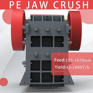 PE-600×900 Primary Jaw Crusher for Granite Basalt Limestone Quarry Stone Crushing Plant thumbnail-5