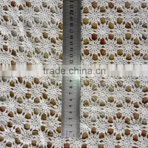 Garment Accessory Milk Silk Embroidery Full Lace Water Soluble Lace Fabric thumbnail-3