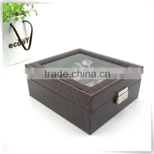 Unique pu Leather Wrist Watch Trays Case thumbnail-6