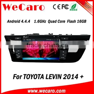 Wecaro Android 4.4.4 Car Multimedia System in Dash for Toyota Levin Car Radio Radio Gps Playstore 2014 2015 thumbnail-1