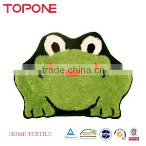 Anti-slip Design Floor Cartoon Frog Shape Kids Rugs thumbnail-1