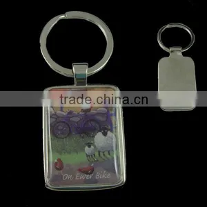 Rectangular Shape Blank Keychain ,silver Color ,could be Customized thumbnail-6