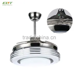 Silver Bathroom One Color Light Ceiling Fan thumbnail-1