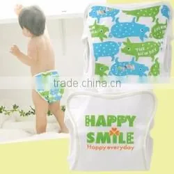 Diaper Manufacturer Japanese Wholesale Product High Quality Cloth Nappies Japan Cover for Newborn Baby Polyester 100% 2pcs Set thumbnail-1