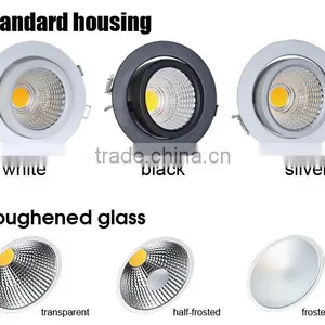 CE RoHS 360 Degree Dimmable 26w Gimbal Downlight Recessed Round Ceiling Light thumbnail-5
