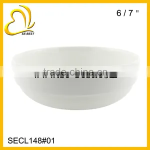 6"/ 7" PLASTIC ROUND BOWL; PLASTIC BOWL thumbnail-2