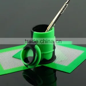 Wholesale Steel Material Silver Color Vaporizer Dry Herb e Cigarette Dab Tools in Stock thumbnail-6