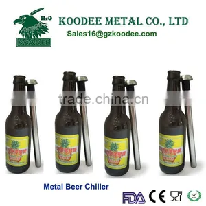 Bar /Party /Home Reusable Beer Bottle Cooler Chiller Stick thumbnail-1