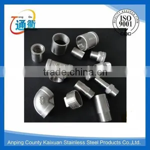 Made in China Casting Stainless Steel Press Pipe Fittings 1/4" Bsp thumbnail-2
