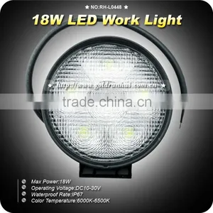 GoldRunhui RH-L0448 4" IP67 Epistar Flood/Spot Led Work Light 18w thumbnail-1