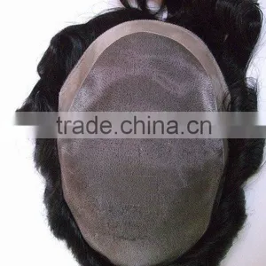 Wholesale Price Toupee for Men Natural Toupee for Black Men thumbnail-6