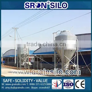 Hot Galvanized Poultry Feed Pellet 5 Tons Steel Silo for Sale Quality Choice thumbnail-3