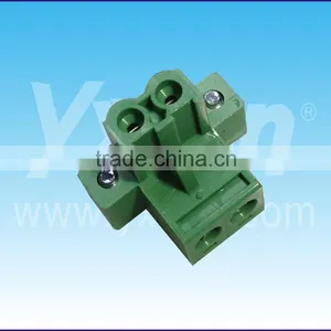 Two Poles Green Color Wire to Board Connector Terminal Block thumbnail-2