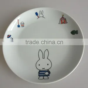 Hot Sale Ceramic Soup Plate With Flower Design / Flower Design Ceramic Porcelain Deep Dishes Plates thumbnail-2