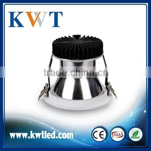 CE/RoHS/SAA/TUV/GS Approval High Power KWT 6inch-10inch Anti-glare Commercial COB LED Downlight thumbnail-4