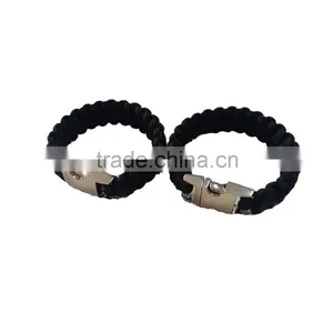 Cool Nylon Military Camps Paracord Bracelet With Stainless Steel Buckle Wholesale thumbnail-4