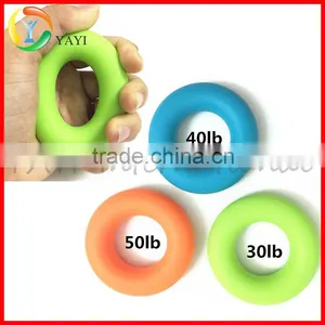 Resistance Strength Trainer Hand Gripper Grip Silicone Ring thumbnail-1