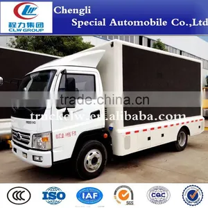Distinct Video Showing Digital Advertising Vehicles Mobile Truck Led P10 Screens thumbnail-2