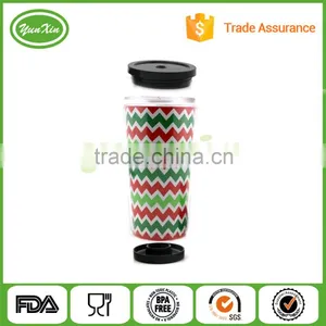 Acrylic Tumblers Paper/Photo Insert 15 oz Double Wall With Lid And Straw 16oz Paper Insert Tumbler thumbnail-3