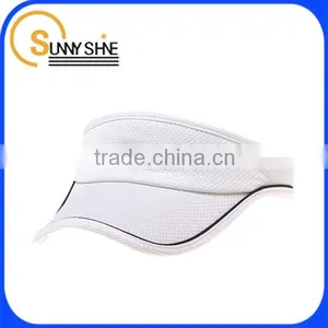 Sunny Shine Fashion White Crochet Visor Hat thumbnail-1