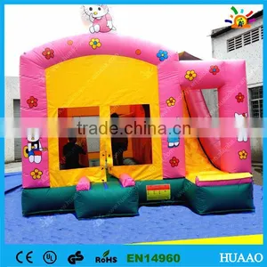 Commercial Hello Kitty Inflatable Combo House for Sale thumbnail-1