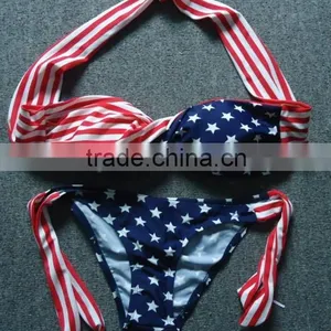 Hot Sexi Photo Image Twisted USA Girl Sexy Image Swimwear Swimsuit in Stock thumbnail-4