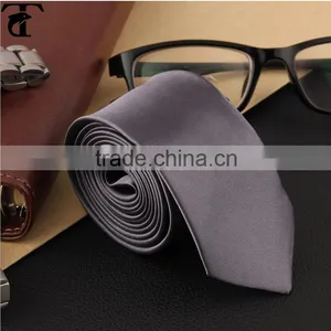 Hot Popular Fashion Casual Wedding Formal Ties Men's Soild Color Ties thumbnail-1