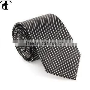 Men Black Business Tie Dot Formal Necktie From China Quality Choice thumbnail-1