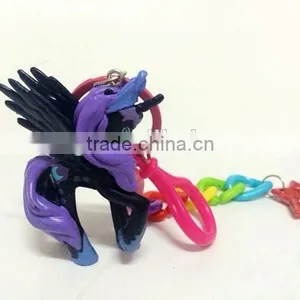 Lovely My Little Pony Action Figures Colorful Dash Pony Kids Toys Doll Set 12pcs Key Chain thumbnail-3