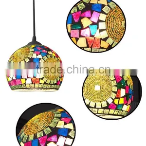 Colorful Glass Mosaic Pendant Light for Home Decoration Supplier's Choice thumbnail-3