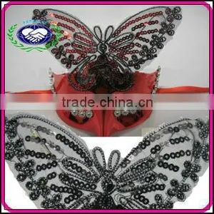 Hot Sale Various Colors Luxury Laser Dimensional Butterfly Mask thumbnail-1