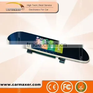 Android Navigation Dual Camera Car DVR Rear View Mirror thumbnail-1