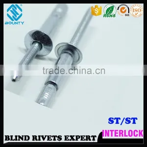 BUTTON HEAD STRUCTURAL INTER-LOCK RIVETS thumbnail-2