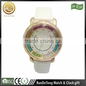 2015 New Quartz Stainless Steel Back Watch for Women thumbnail-1
