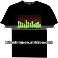 the New Wireless Inverter el T-shirt/ 100% Cotton el T-shirt/O&V Neck el T-shirt/1year Warranty thumbnail-1
