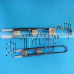 Molybdenum Disilicide Heating Element / MoSi2 Rods With Clamps thumbnail-2