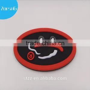 Wholesale Personalized High Quality Transparent Rubber Patch LOGO thumbnail-1