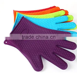 Heat Resistant Silicone Cooking Gloves for BBQ thumbnail-6