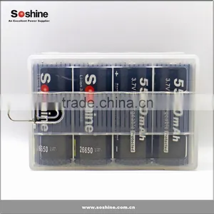 Plastic Battery Case for 1-4 Cell 26650 Battery Holder Case thumbnail-1