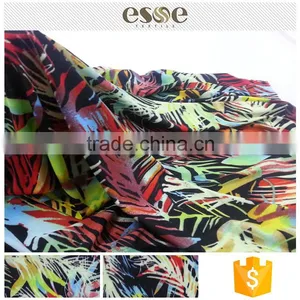 Fashion Women Clothes Cheap FDY Printed Polyester Apparel Textile Supplier thumbnail-1