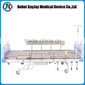 China Household Multifunctional Manual Hospital Bed Made in China thumbnail-2