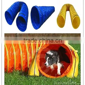 Colorful 24inch Rainbow PVC Coated Dog Agility Tunnels thumbnail-5